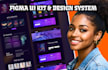 do figma, ui ux design, website, mobile app, dashboard, design system, ui kit