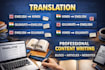 do content writing and translation
