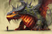paint fantasy illustration and creature concept art