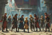 design epic tabletop rpg party illustration