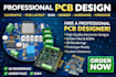 make circuit schematic pcb, multiplayer pcb design,  kicad, easyeda, gerber file