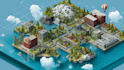 create a isometric map vector illustration