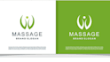do professional massage and therapy logo design