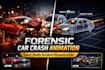 create forensic car crash animation for  accident and court presentation