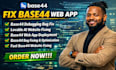 fix base44 webapp debugging lovable ai base44 website fixing app deployment
