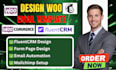 setup woocommerce mailchimp forms integration fluentcrm forms design automation