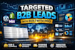 generate targeted b2b leads using builtwith pro