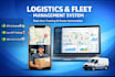 build a fleet tracking app and courier management software