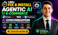 build install agentic ai ecommerce prestashop wix to wordpress ai conversation