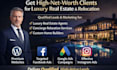 generate luxury real estate concierge relocation home builders leads website