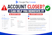 help you verify and reactivate closed play console account
