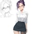 draw a manga character design
