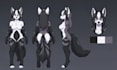draw furry reference sheet ref sheet fursona character sheet custom furry art