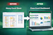 clean, format, organize and fix messy excel or CSV data