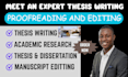 edit and proofread thesis, dissertation, and research proposal