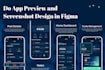 do app preview and screenshot design in figma