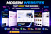 build premium animated website for business or agency