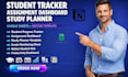 student tracker google sheets assignment  tracker notion template study planner