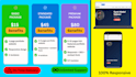 design and develop a modern responsive portfolio website