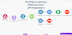 fix or build make automation, API and webhook integrations