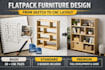 design flatpack furniture with cnc cutting