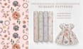 design luxury botanical watercolor seamless pattern for fabric and wallpaper