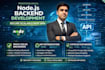 develop professional nodejs backend and restful apis