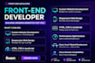 design responsive frontend website using HTML CSS and javascript