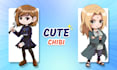 draw custom chibi anime and original character