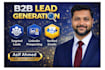 provide b2b leads, verified emails and linkedin contacts