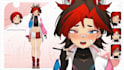 design and rig high quality live 2d vtuber model, 2d vtuber model, vtuber model