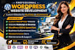 do wordpress website development, create website design as a wordpress developer
