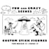 make hand drawn stick figures in my style