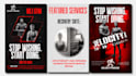 animate motion flyers for gym, fitness, yoga and sports