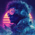 create 80s retro futuristic, synthwave cover art