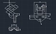 create 2d autocad mechanical drawing