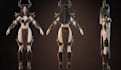 make 3d stylized human character,modular game,blendshapes,vr nsfw avatar,ue5 mod