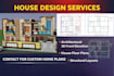 design  2d floor plans and modern 3d house elevations