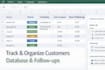 create an excel client and lead management system
