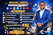 do social media management