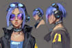 create cyberpunk and retro aesthetic characters