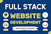 develop a responsive website using react, node js and laravel