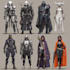 create scifi, fantasy, superhero character design