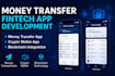 develop money transfer app mobile app fintech app crypto wallet app blockchain