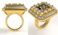 make 3d signet ring design, baguette diamond ring cad model, fix broken stl file