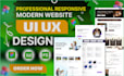 website UI UX design, figma UI UX design, figma landing page design