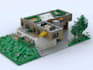 do 3d lego architecture minifigure 3d lego mine craft bricks