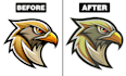 do embroidery patch digitizing, digitize image into dst, pes, jef, emb asap