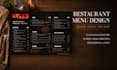 design modern restaurant menus, cafe menus and food menus