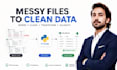 automate excel csv json data processing and cleaning with python